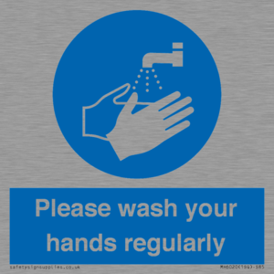 Please wash your hands regularly